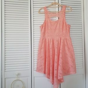 SUMMER CLEARANCE Peach Lace Dress